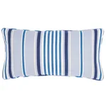 SO6601418 | Minzer Cotton Stripe Pillow - Blue Schumacher Minzer Cotton Stripe Pillow in Blue (SO6601418)