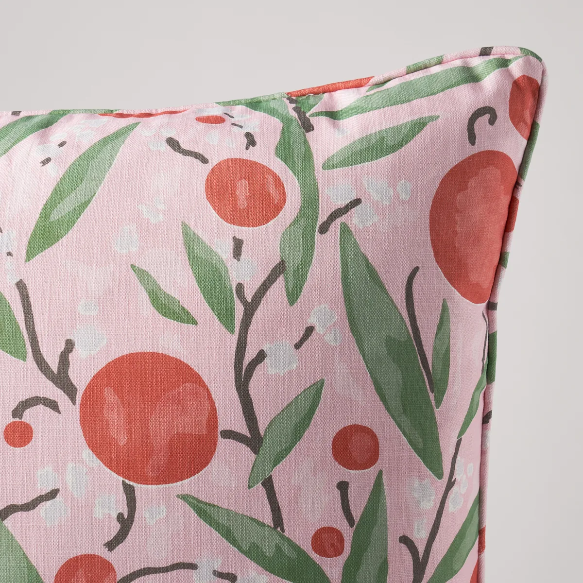 Schumacher Mirabelle Pillow in Cherry & Blush (SO18006106)