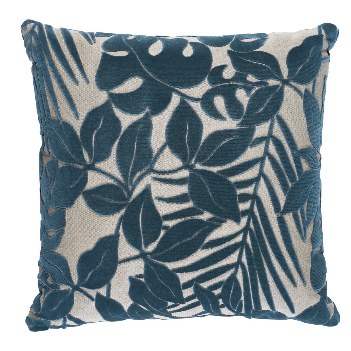 Schumacher Miramar I/O Velvet Pillow in Cadet (SO8432206)