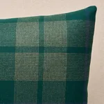 Montana Wool Plaid Pillow - Hunter Schumacher Montana Wool Plaid Pillow in Hunter