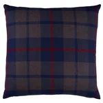 Montana Wool Plaid Pillow - Navy Schumacher Montana Wool Plaid Pillow in Navy