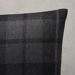 Montana Wool Plaid Pillow - Oxford Grey Schumacher Montana Wool Plaid Pillow in Oxford Grey