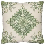 Montecito Medallion Pillow - Leaf Green Schumacher Montecito Medallion Pillow in Leaf Green
