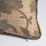 SO6685004 | Moon Garden Pillow - Pewter Schumacher Moon Garden Pillow in Pewter (SO6685004)