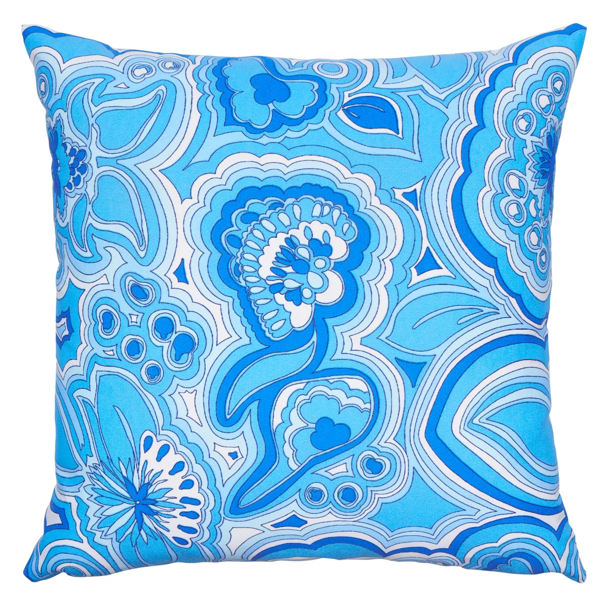 Schumacher Morning Sunrise I/O Pillow in Horizon Blue (SO18106005)