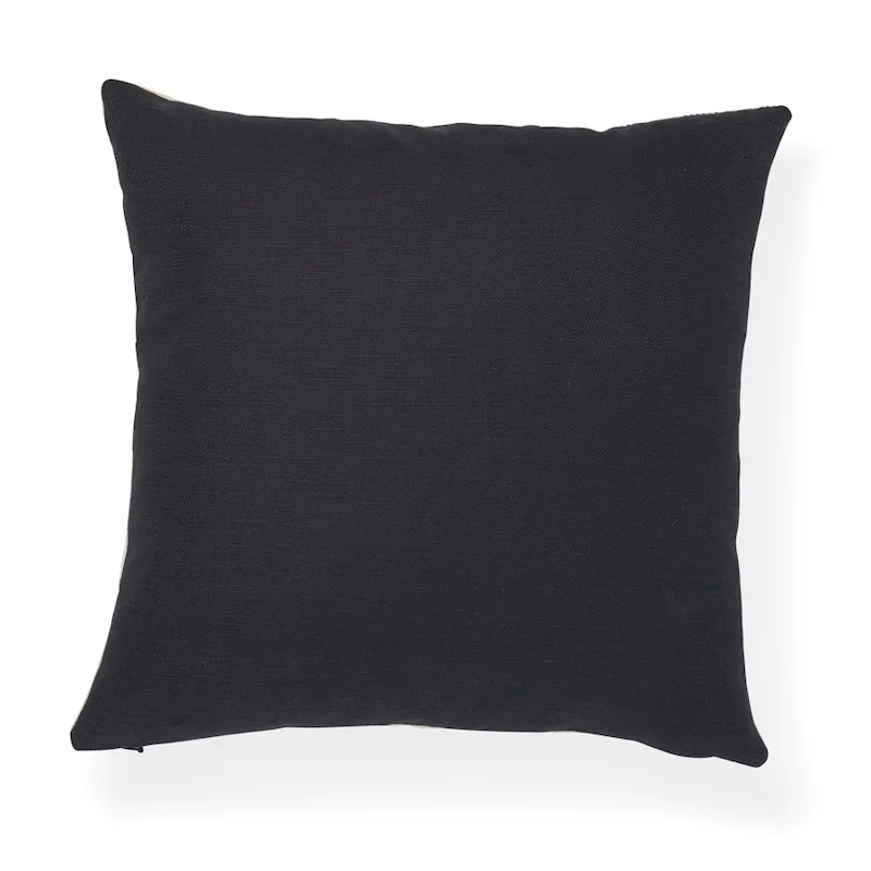 Schumacher Mottley Grid Pillow in Wren