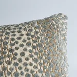 SO6473206 | Nakuru Linen Velvet Pillow - Mineral Schumacher Nakuru Linen Velvet Pillow in Mineral (SO6473206)
