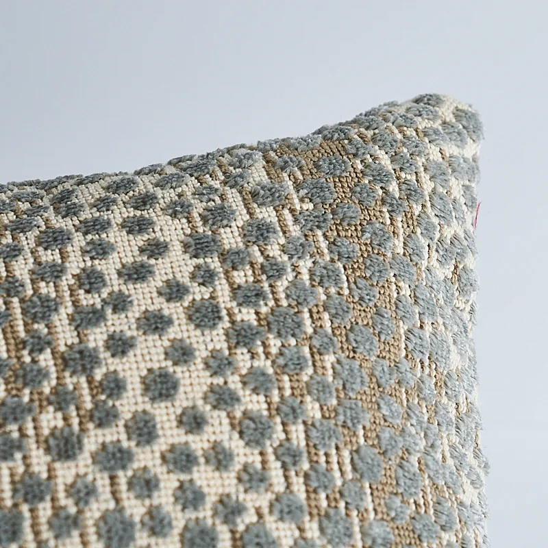 Schumacher Nakuru Linen Velvet Pillow in Mineral (SO6473206)