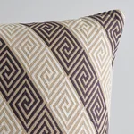 SO6579206 | Nebaha Embroidery Pillow - Charcoal Schumacher Nebaha Embroidery Pillow in Charcoal (SO6579206)