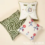 New Beat Pillow - Olive Schumacher New Beat Pillow in Olive