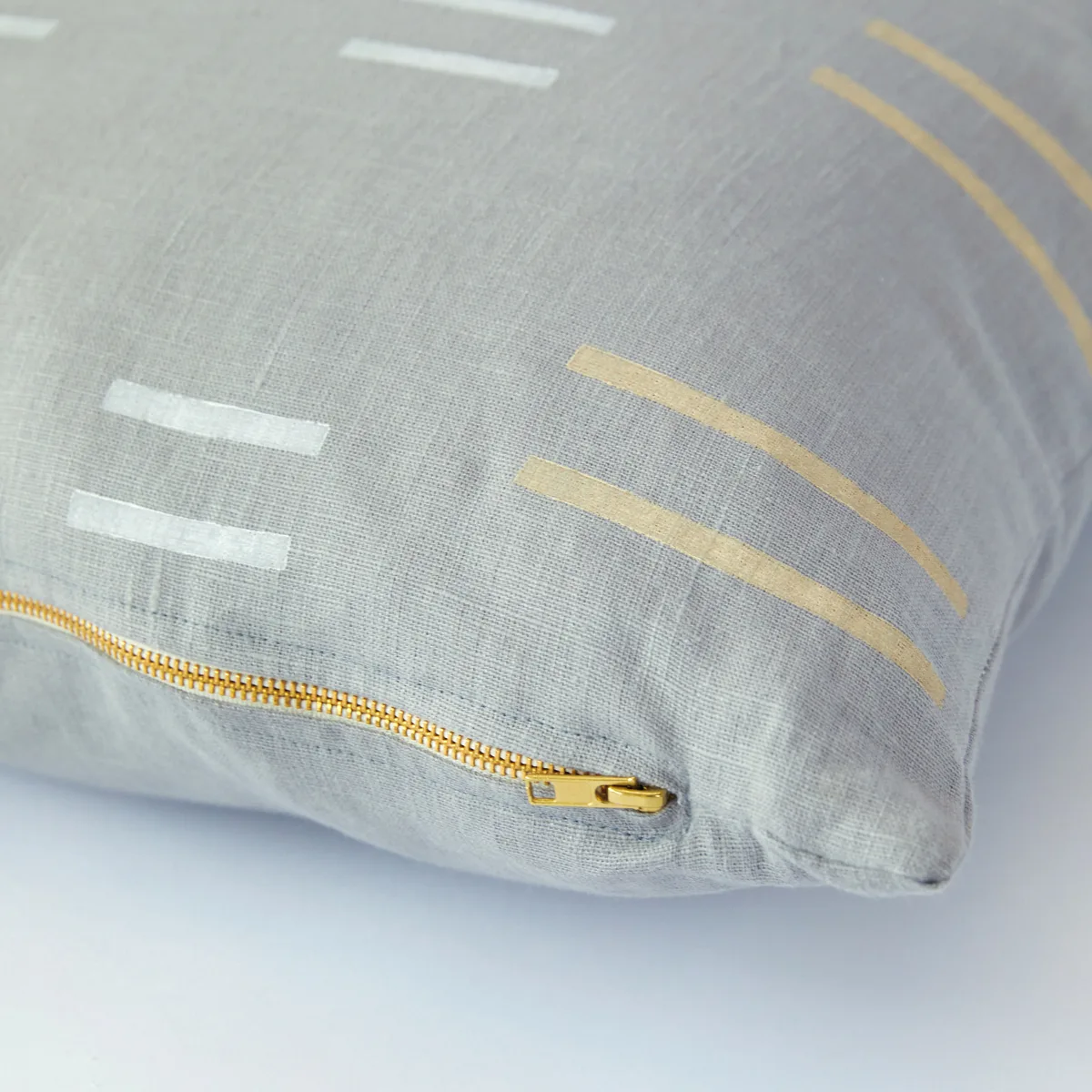 Schumacher Oaxaca Pillow in Steel (SO7400106)