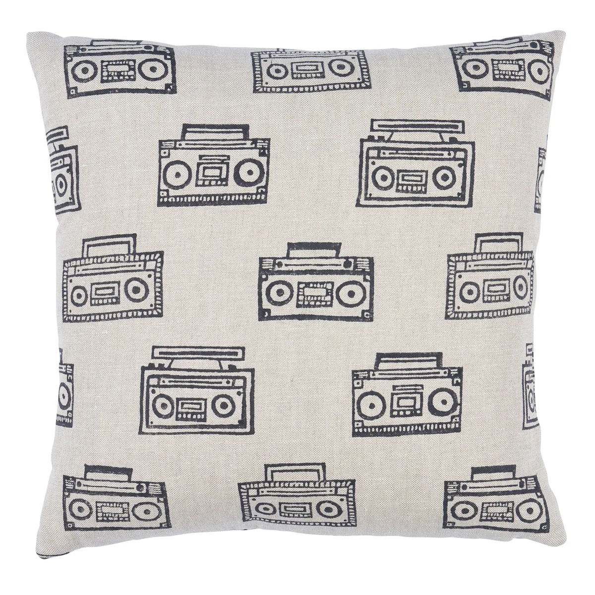 Schumacher Ode Pillow in Charcoal (SO18245003)