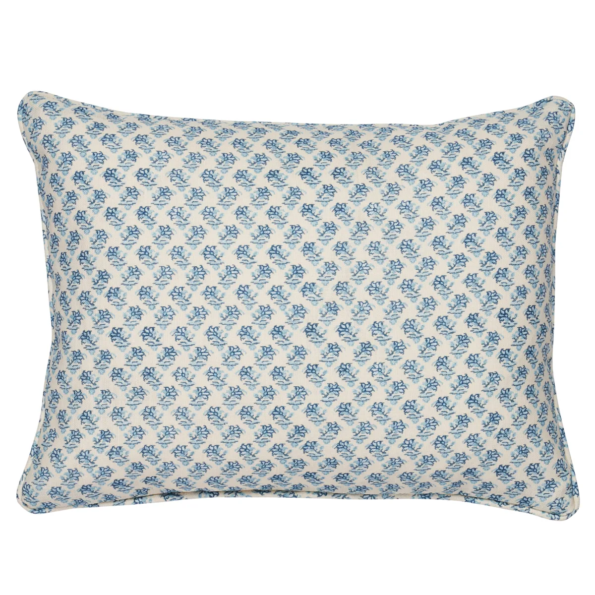 Schumacher Oleander I/O Pillow in Indigo (SO18076012)