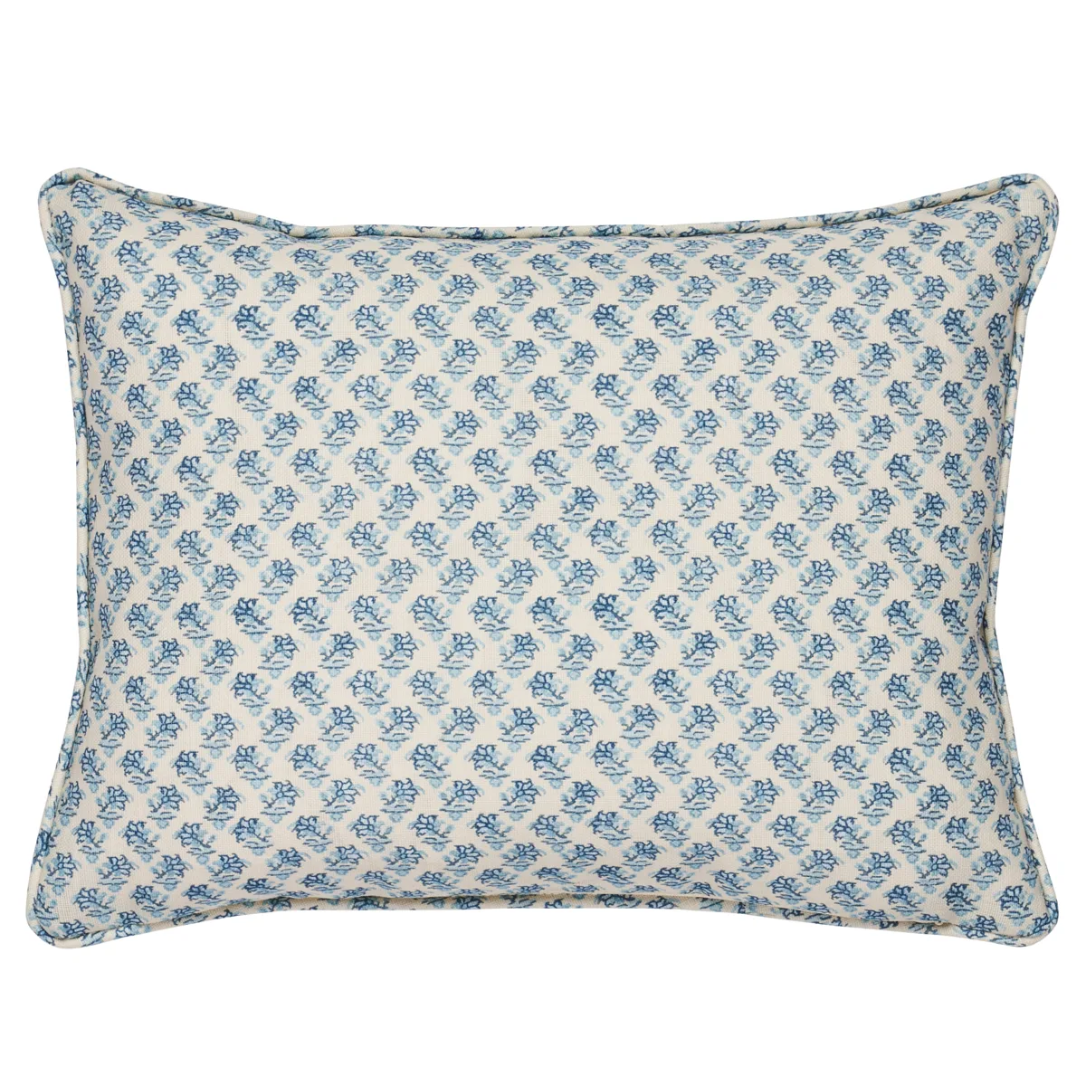 Schumacher Oleander I/O Pillow in Indigo (SO18076012)