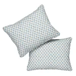 SO18076012 | Oleander I/O Pillow - Indigo Schumacher Oleander I/O Pillow in Indigo (SO18076012)