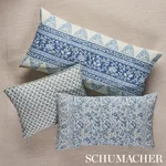 SO18076012 | Oleander I/O Pillow - Indigo Schumacher Oleander I/O Pillow in Indigo (SO18076012)