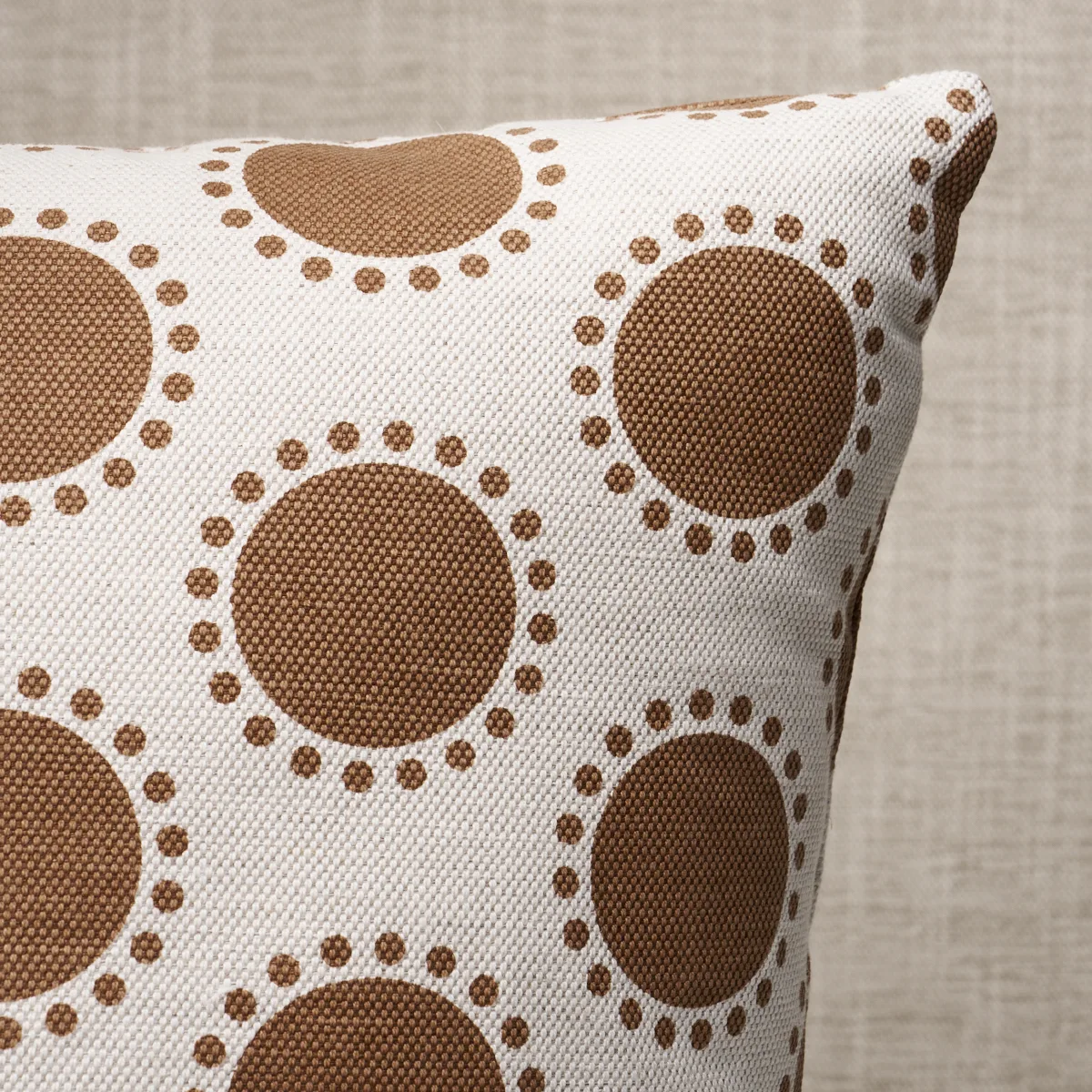 Schumacher Oompa Pillow in Umbra (SO18195106)