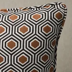 SO18037304 | Otis Hand Print Pillow - Dark Neutral Schumacher Otis Hand Print Pillow in Dark Neutral (SO18037304)