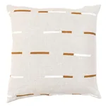 SO7403006 | Overlapping Dashes Pillow - Brown & White Schumacher Overlapping Dashes Pillow in Brown & White (SO7403006)