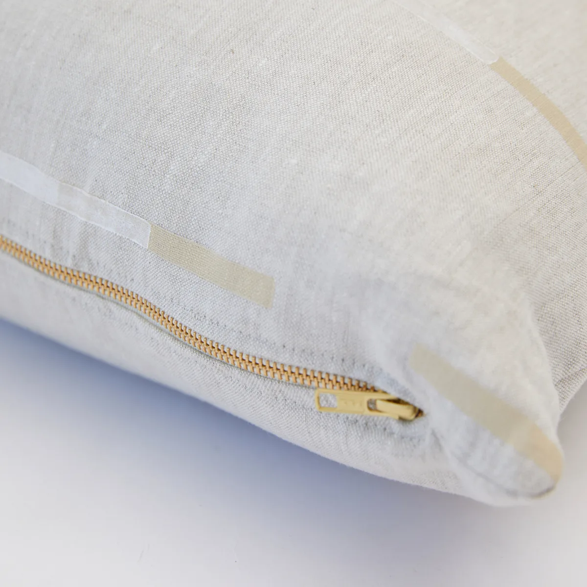 Schumacher Overlapping Dashes Pillow in Buff (SO0002206)
