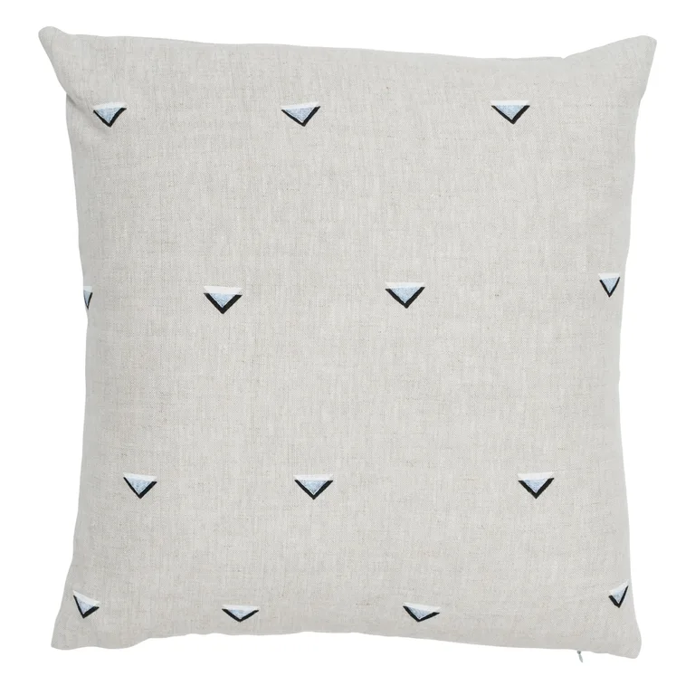 Schumacher Overlapping Triangles Pillow in Black & White (SO7402006)