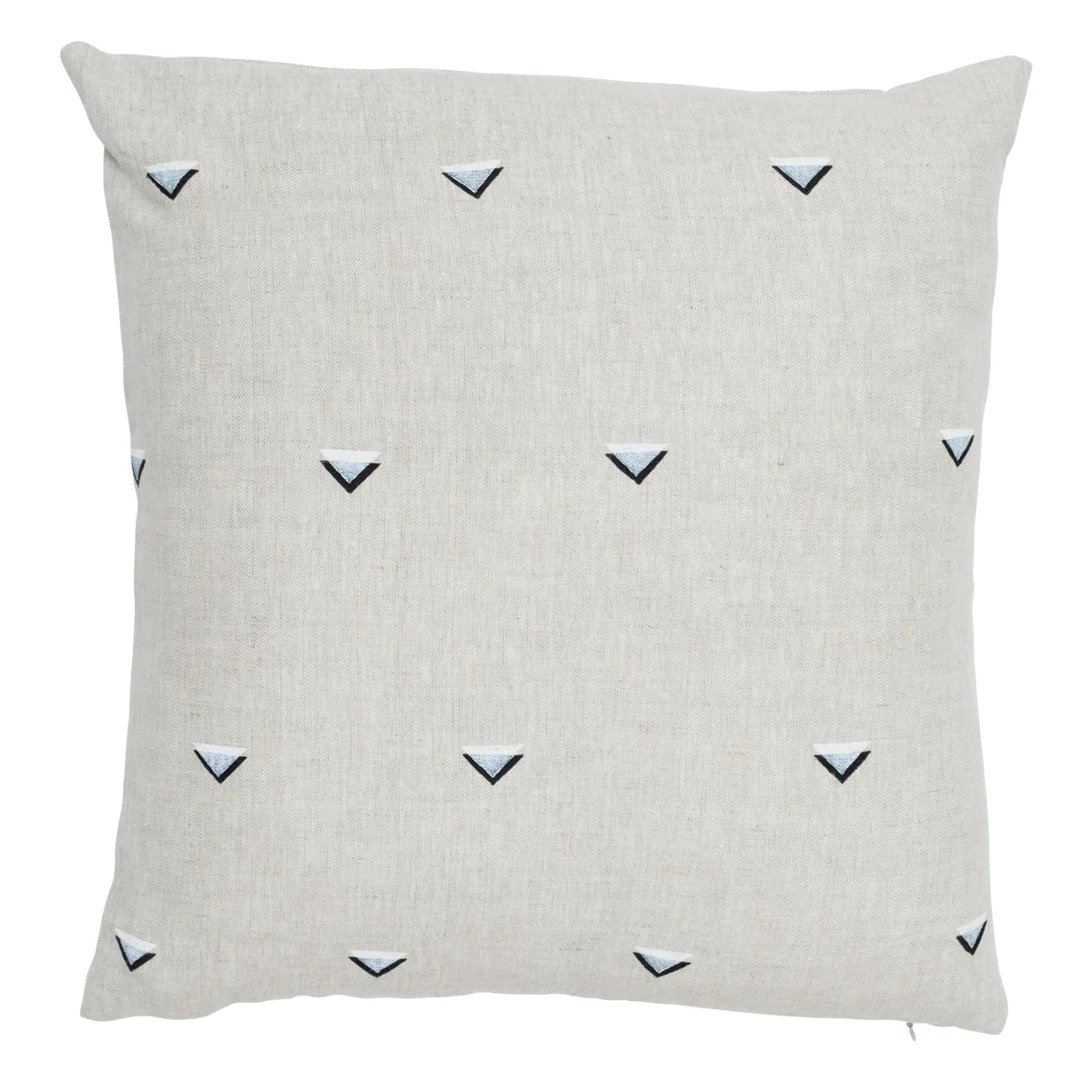 Schumacher Overlapping Triangles Pillow in Black & White (SO7402006)
