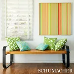 SO18107104 | Palisades Palm Print I/O Pillow - Fern Schumacher Palisades Palm Print I/O Pillow in Fern (SO18107104)