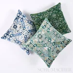 SO8062005 | Pallay Épinglé Pillow - Emerald Schumacher Pallay Épinglé Pillow in Emerald (SO8062005)