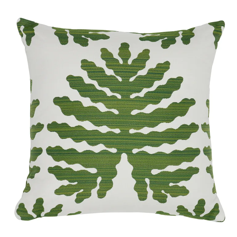 Schumacher Palma Sola I/O Pillow in Green (SO7918104)