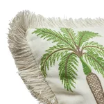 SO7530015 | Palmetto Beach Pillow - Green Schumacher Palmetto Beach Pillow in Green (SO7530015)