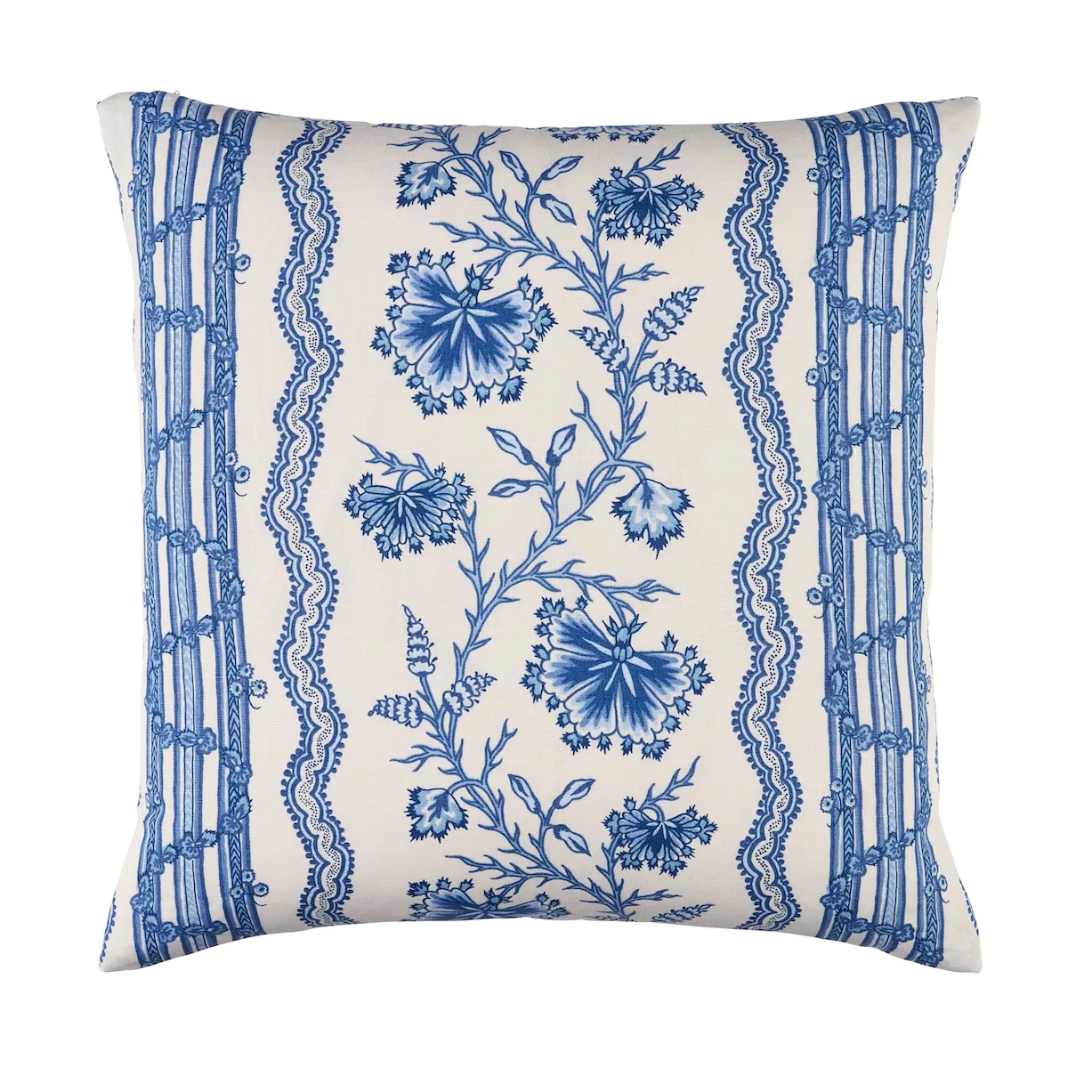 SO18271204 | Parvati Floral Stripe Pillow – Delft