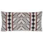 SO8065018 | Parvin Velvet Pillow - Black & Ivory Schumacher Parvin Velvet Pillow in Black & Ivory (SO8065018)