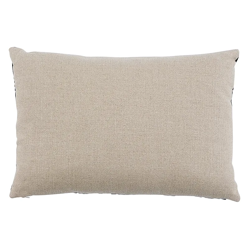 Schumacher Pavone Velvet Pillow in Carbon (SO7297015)