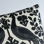 SO7297015 | Pavone Velvet Pillow - Carbon Schumacher Pavone Velvet Pillow in Carbon (SO7297015)