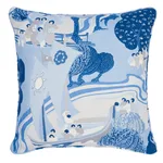 SO17306506 | Pearl River Pillow - Blues Schumacher Pearl River Pillow in Blues (SO17306506)
