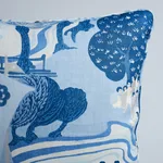 SO17306506 | Pearl River Pillow - Blues Schumacher Pearl River Pillow in Blues (SO17306506)