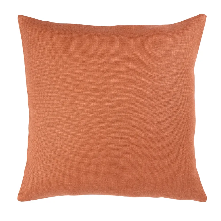 Schumacher Piet Performance Linen Pillow in Ginger
