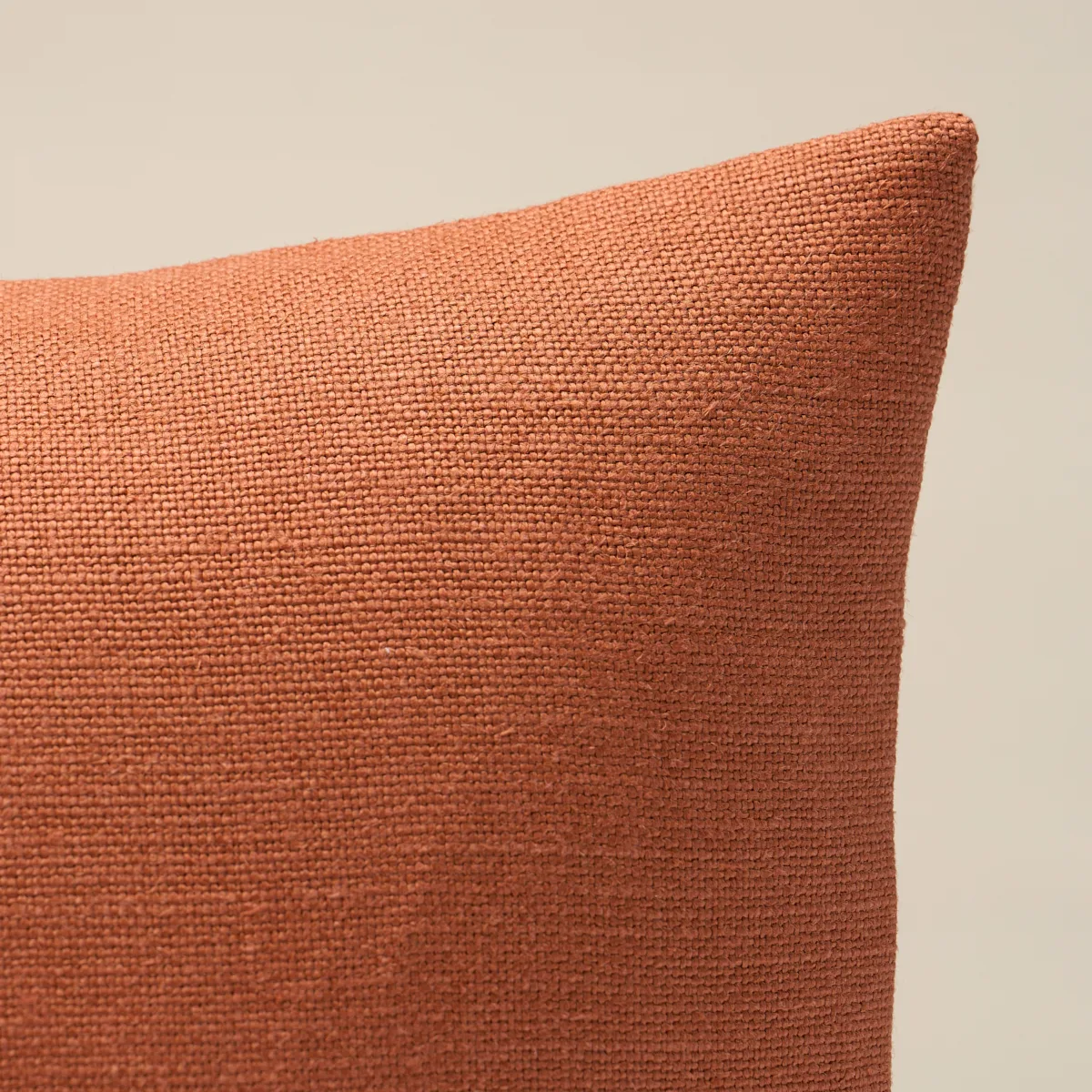 Piet Performance Linen Pillow - Ginger Schumacher Piet Performance Linen Pillow in Ginger