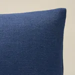 Piet Performance Linen Pillow - Indigo Schumacher Piet Performance Linen Pillow in Indigo