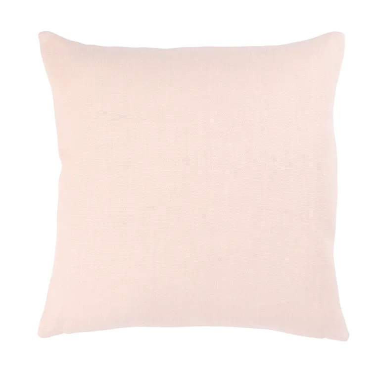 Schumacher Piet Performance Linen Pillow in Rose Quartz