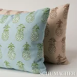 SO18102013 | Piña Cove I/O Pillow - Aquamarine Schumacher Piña Cove I/O Pillow in Aquamarine (SO18102013)