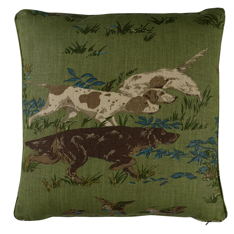 Schumacher Pointers Pillow in Meadow (SO17516406)