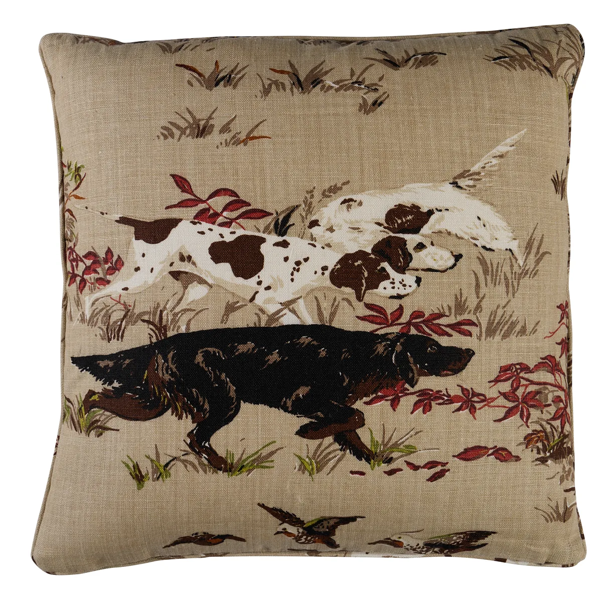 Schumacher Pointers Pillow in Tan (SO17516006)