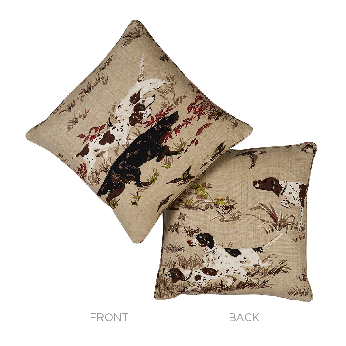 SO17516006 | Pointers Pillow - Tan Schumacher Pointers Pillow in Tan (SO17516006)