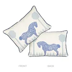 SO18090113 | Polka Dot Pony Pillow - Blue Schumacher Polka Dot Pony Pillow in Blue (SO18090113)
