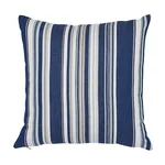 SO7663004 | Ponderosa Stripe I/O Pillow - Navy Blue Schumacher Ponderosa Stripe I/O Pillow in Navy Blue (SO7663004)