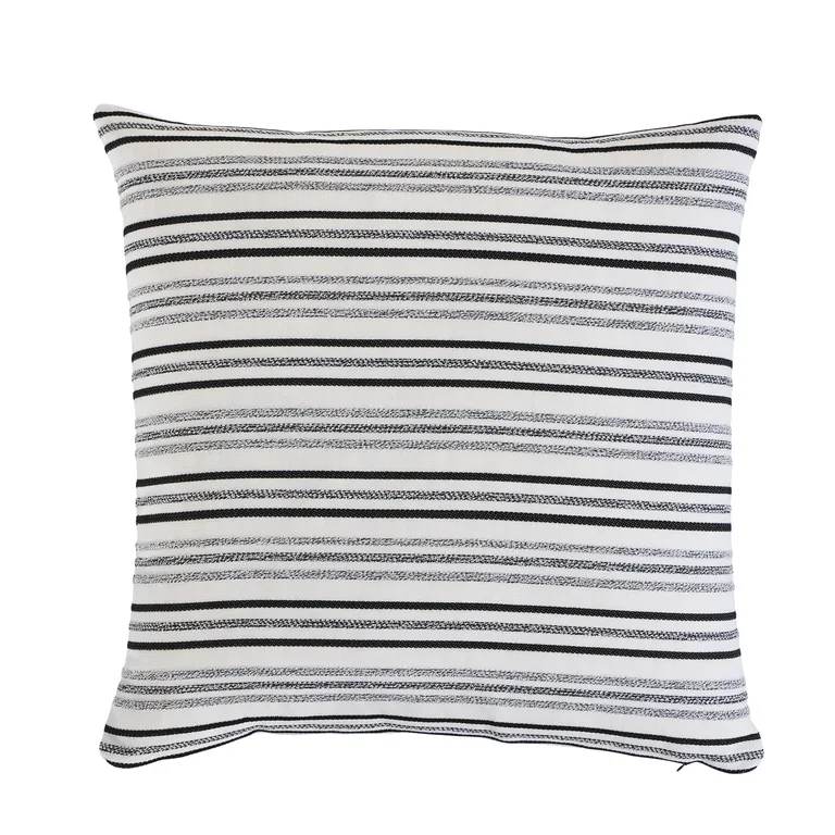 Schumacher Poplar Indoor/Outdoor Pillow in Carbon