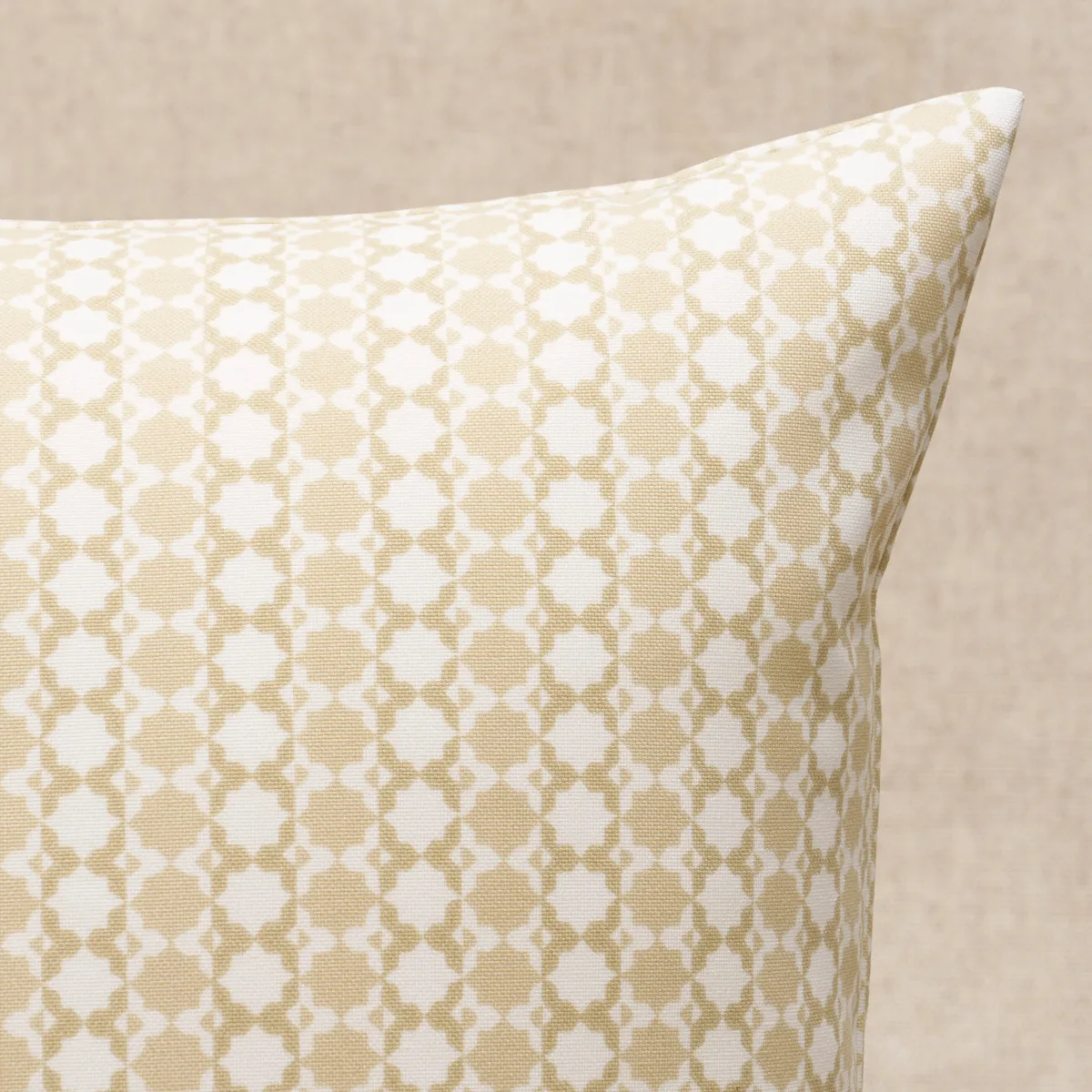 Schumacher Posy I/O Pillow in Neutral