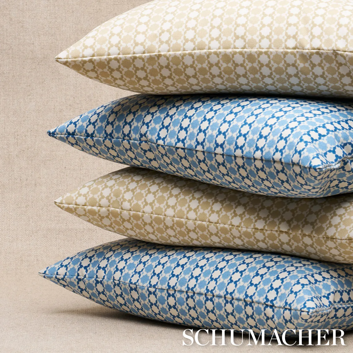 Posy I/O Pillow - Neutral Schumacher Posy I/O Pillow in Neutral