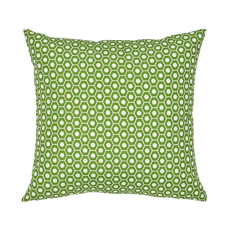 Schumacher Queen B I/O Pillow in Green (SO17656003)